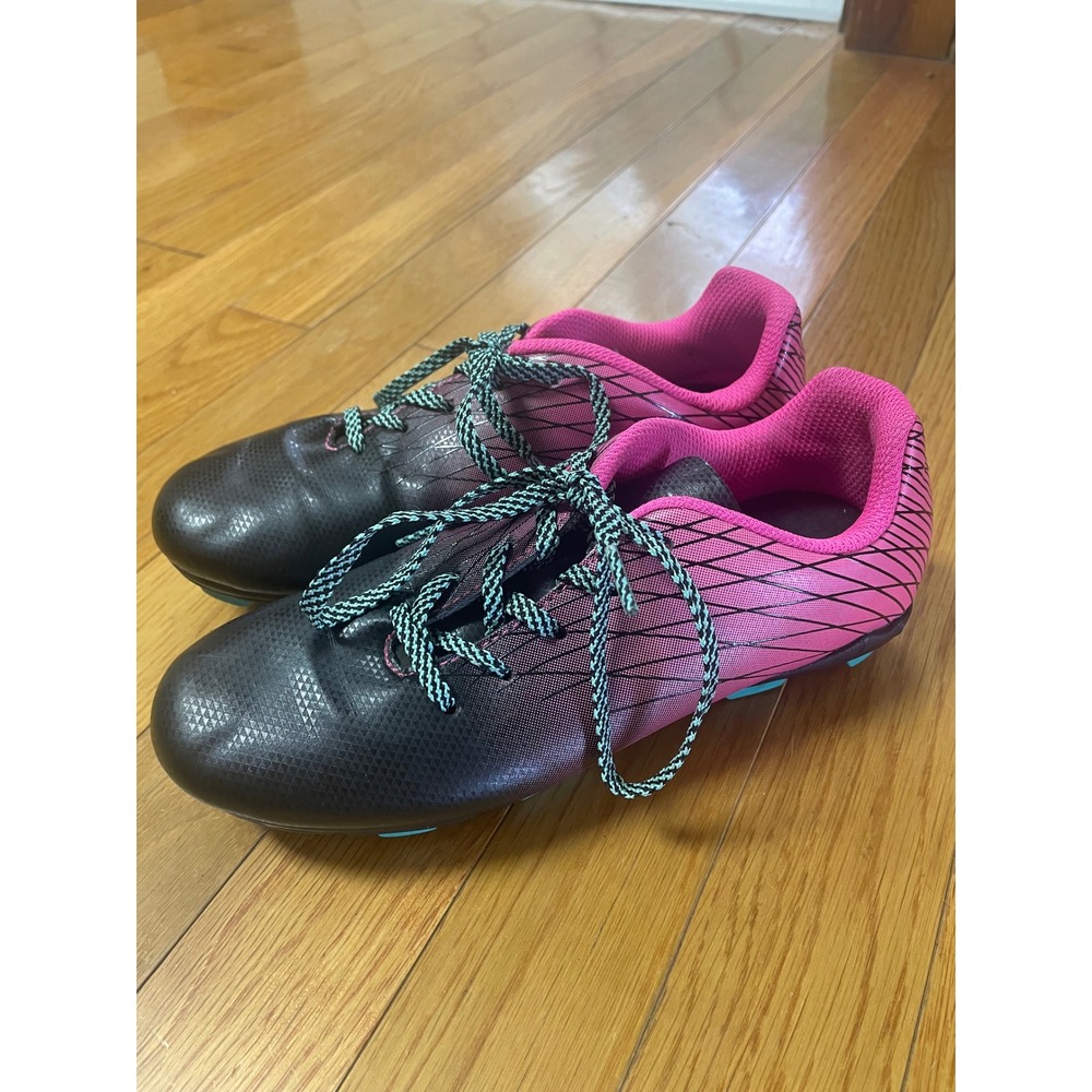 DSG Youth Package Soccer Cleats Pink Black Ombre DSGYP18-PNK Size 2.5 Kids
